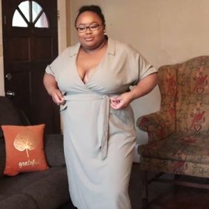 ASOS Green Smoke Dress